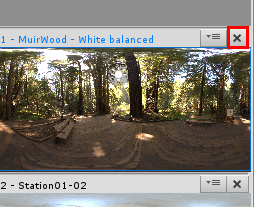 Click the X to remove an HDRI from the HDRI Library