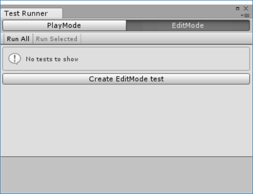 Unity Manual Unity Test Runner