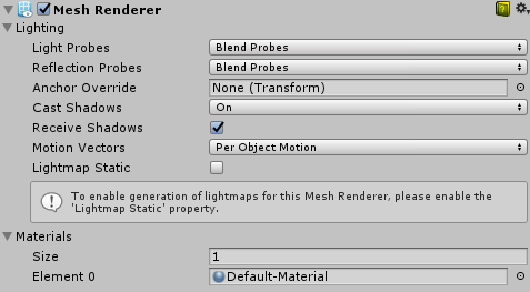 Mesh Renderer, Learn