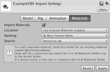 fbx unity material