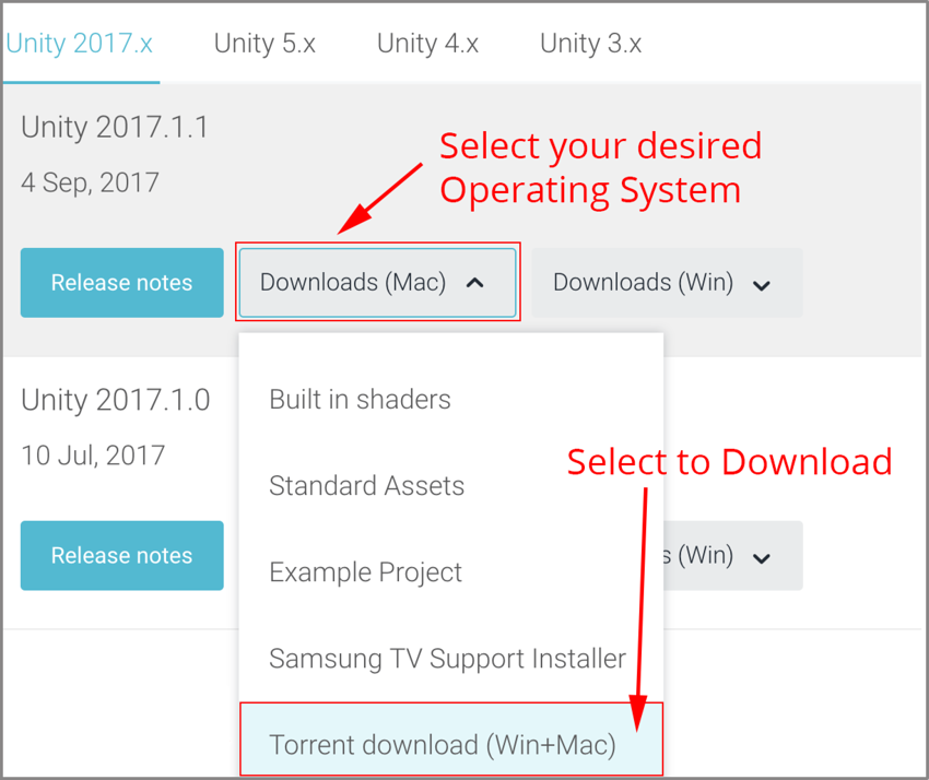 how to download unity assets without unity