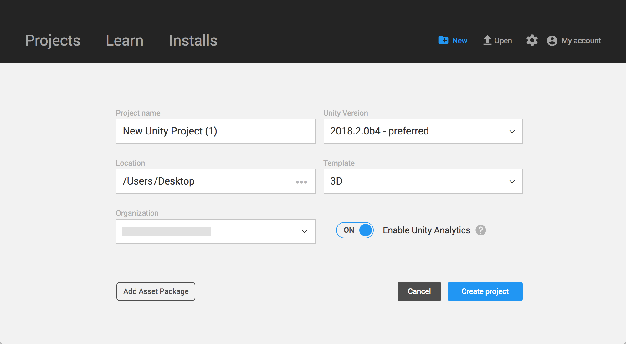 unity hub latest version