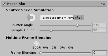 Unity - Manual: Motion Blur