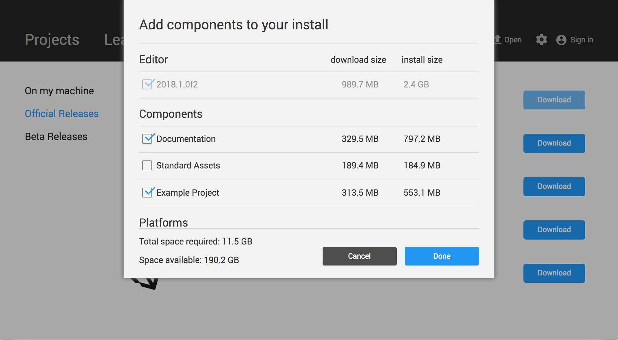 unity hub command line