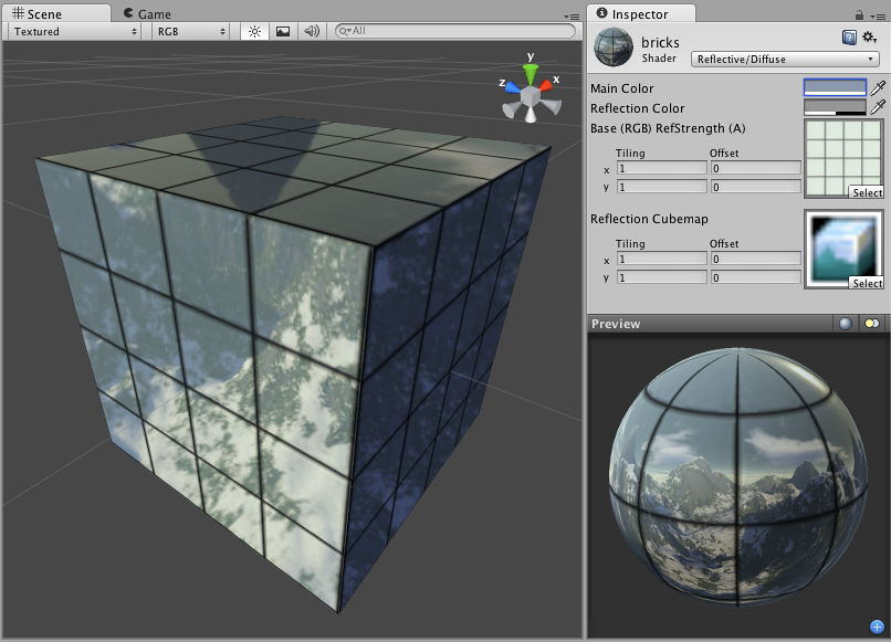 Reflections unity. Cubemap reflection. Standard Shader. Diffuse 3d. Diffuse reflection.