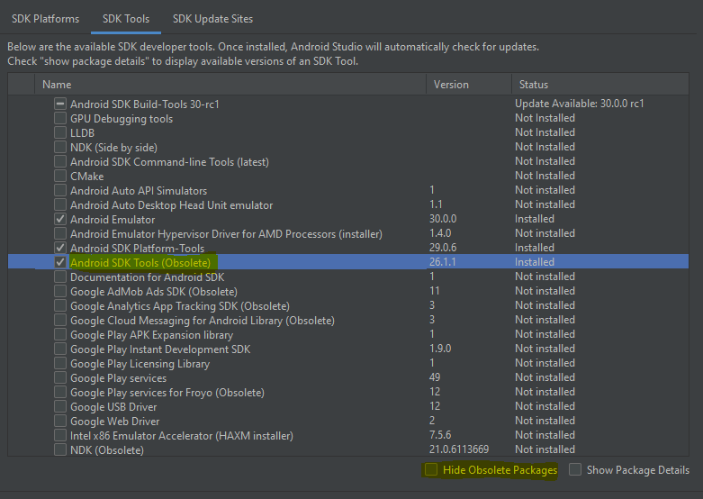 how to download android studio sdk manually