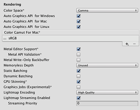 Standalone Player settings - Unity Manual