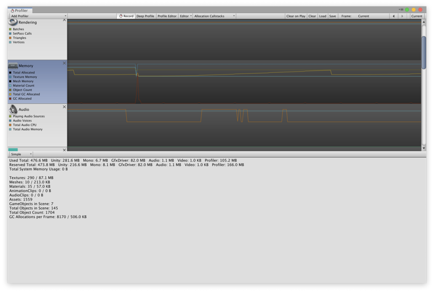 The simple memory module view