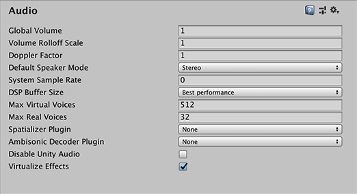 Unity Manual Audio