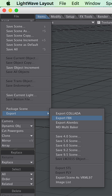 export unity prefab to fbx