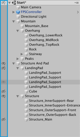 Hiding the Screen Canvas in the Unity Editor