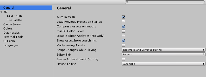 Any new/old-comers interested in this Settings menu? - Unity Forum