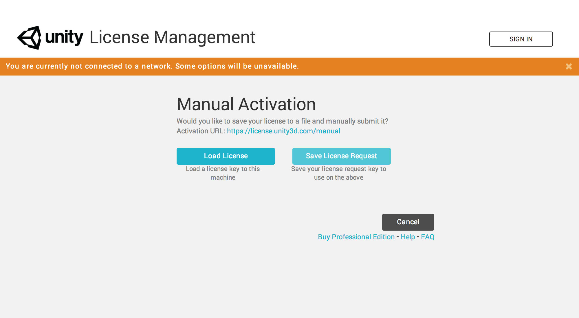 Unity Manual Offline Manual Activation 5182