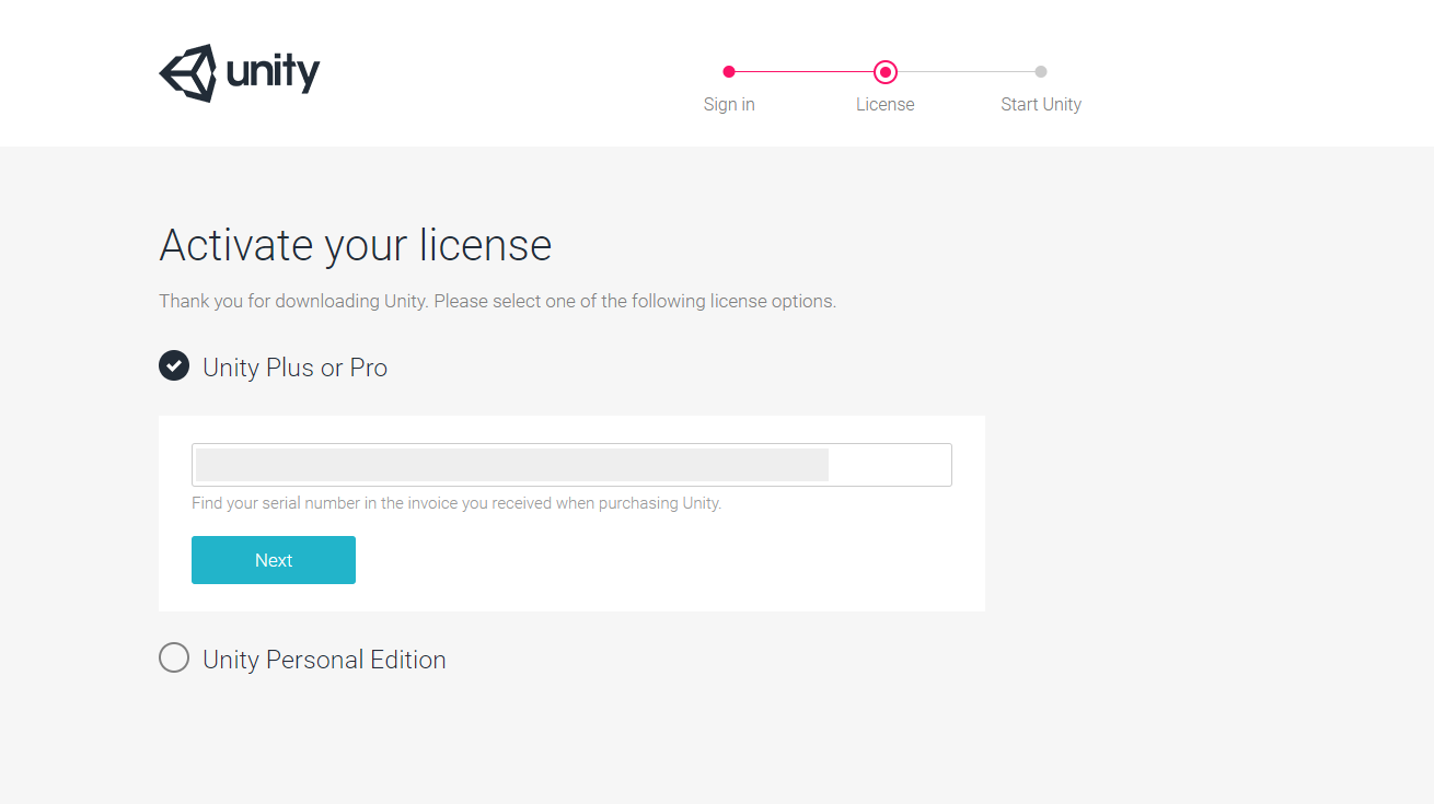 Активация Юнити. Unity License. Персональная лицензия Юнити.