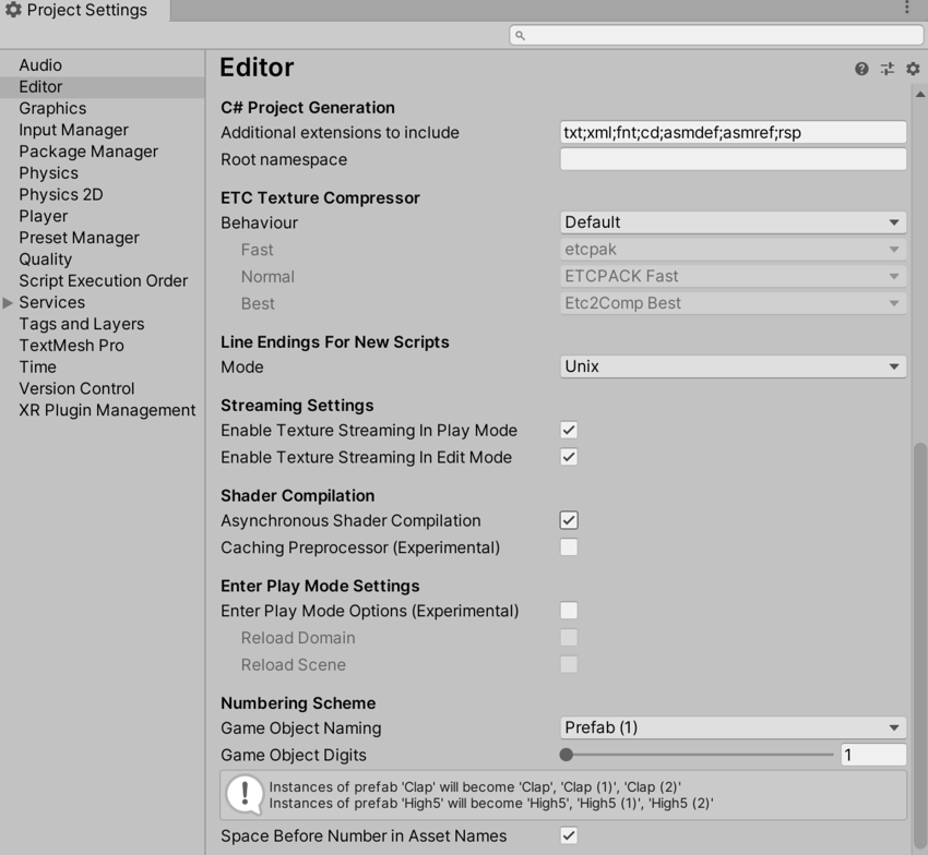 unity pc build what does compression method mean
