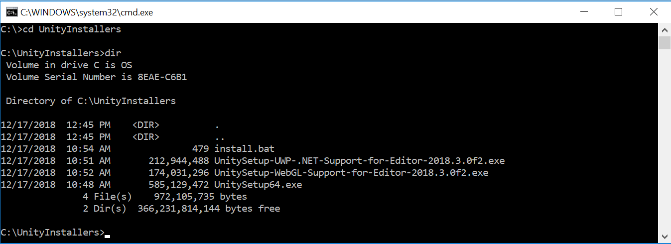 Install 1 exe. Unity Universal Command line search file. Dedicated Server support for Windows is not installed Unity.