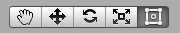 Toolbar buttons with Rect Tool selected