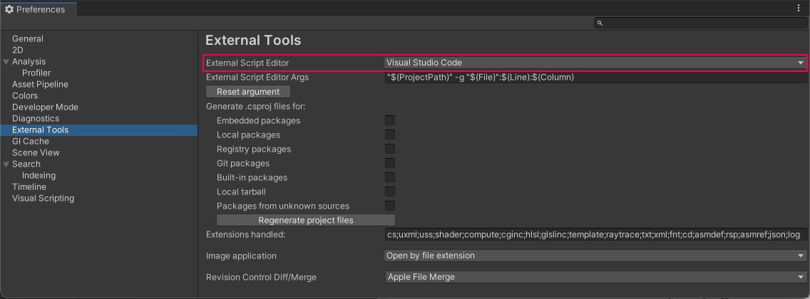 Unity - Manual: Debug C# code in Unity