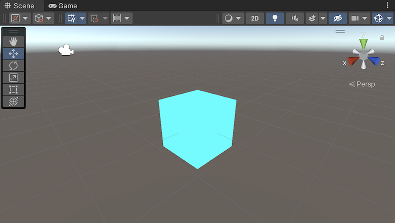 The cyan loading shader.