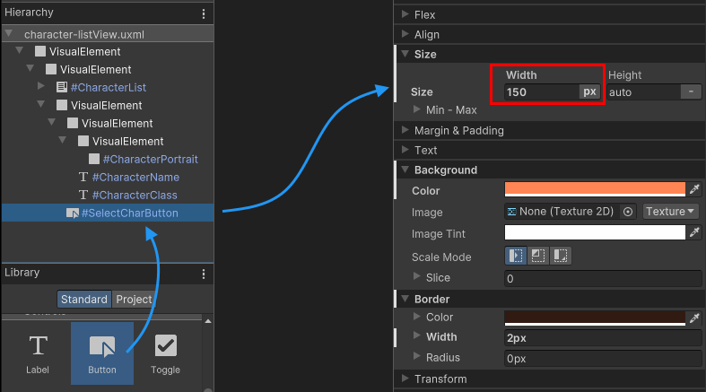 unity changing color ui