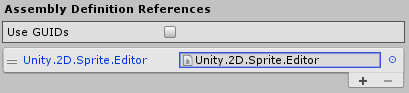 Assembly definition for the Sprite Tooling