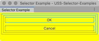 Every element has a yellow background color.