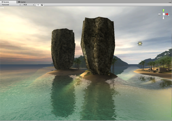 Reflective/Refractive daylight water (Unity Pro)