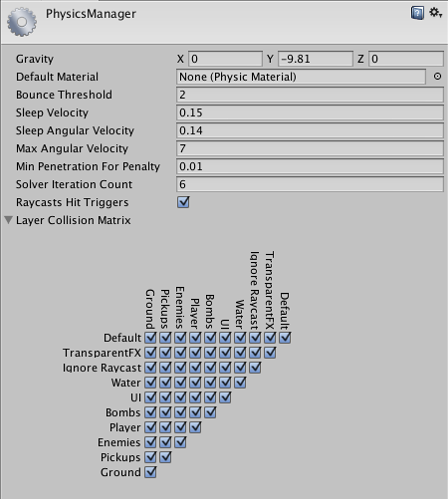 The Physics Manager