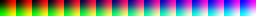 The image shows a texture of the dimension 256x16, yielding a 16x16x16 color lookup texture (lut). If the resulting quality is too low, a 1024x32 texture might yield better results (at the cost of memory).