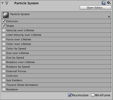 dust particle texture unity