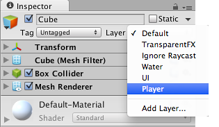 Unity - Manual: Layers