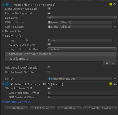 unity networkview runtime