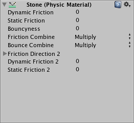 Unity Manual Physic Material