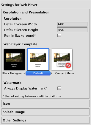 unity web player build