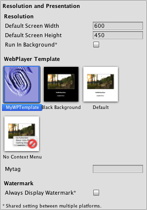 unity web player build