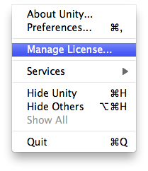 open licence unity symbol