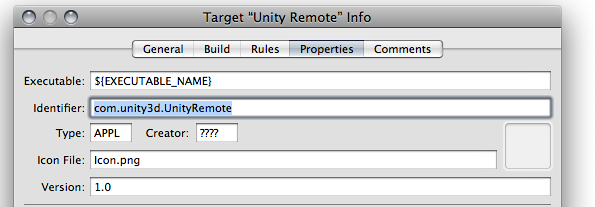 Dont forget to change the Identifier before you install Unity Remote on your device.