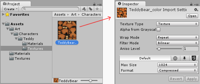 fbx unity import settings