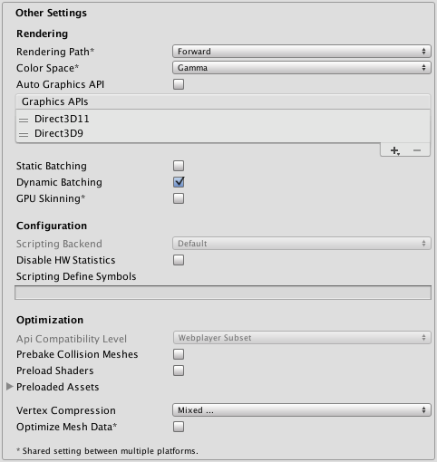 Какие standalone приложение unity может собрать из списка