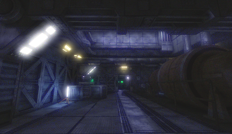 Example screenshot of the effect. Notice its smoothness, how it sticks mostly to bright and dark areas and that it has a distinct blue tint.
