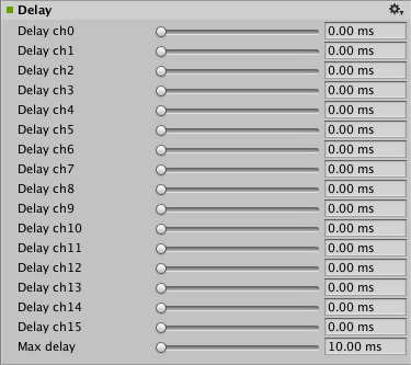 Unity - Manual: Audio Delay Effect