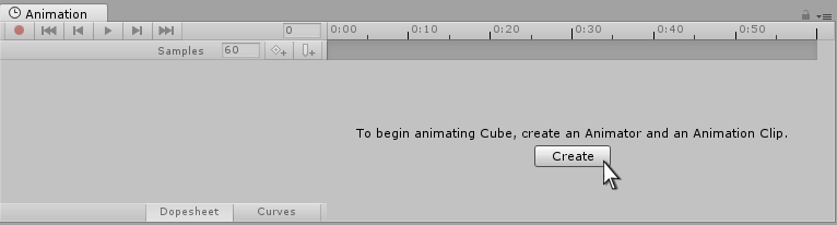 Unity - Manual: Creating a New Animation Clip