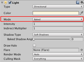 Unity Manual: Lighting Modes