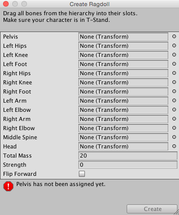 Unity Manual Ragdoll Wizard - using the transform tool roblox script basic