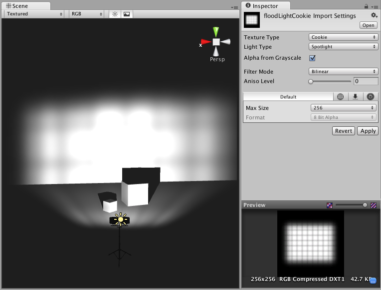 flashlight texture map