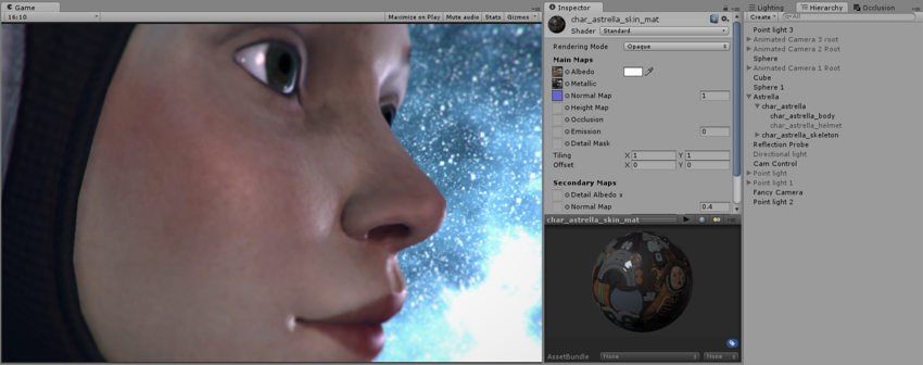 Realistic skin shading in Modo