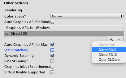 Unity Manual Directx 11 And Opengl Core