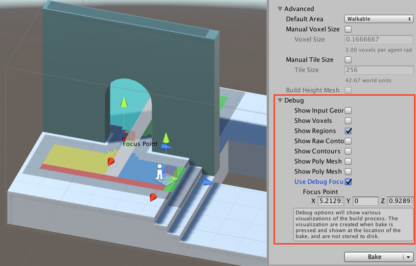 The Advanced Debug Visualization window