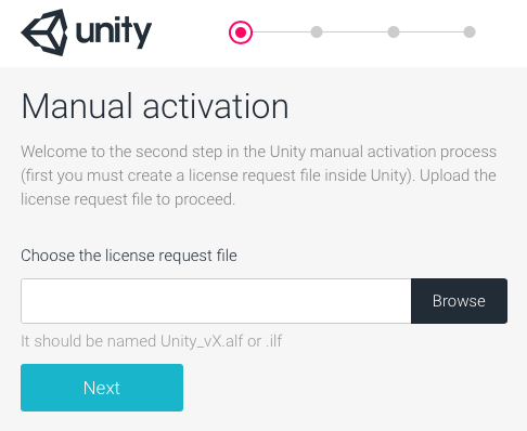 unity offline license