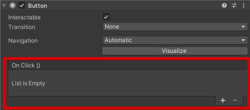 uGUI Button OnClick Inspector